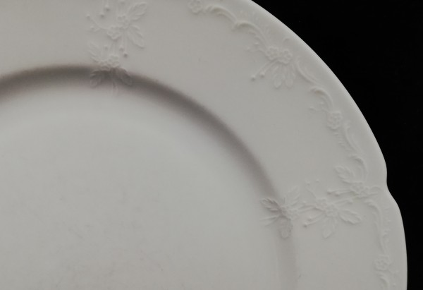 Speiseteller 24,5 cm Dubarry weiß
